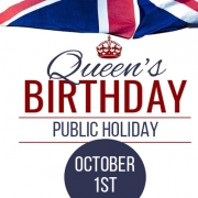 queens birthday public holiday