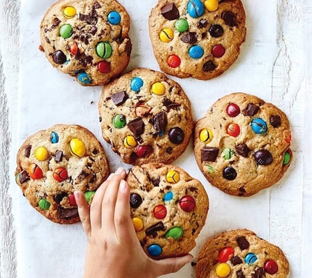 m&M jumbo cookies